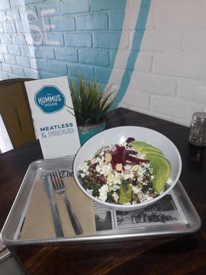 Kale Quinoa Salad at The Hummus House in Fort Lauderdale