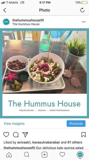 Kale Quinoa Salad  at The Hummus House in Fort Lauderdale