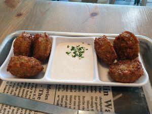 Falafel at The Hummus House in Fort Lauderdale