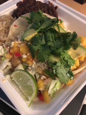 Faux Fish Tacos  at Supernova Vegan - Food Truck in Portland