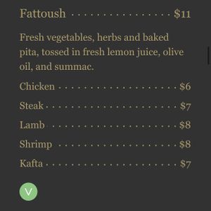 Salad.  at Les Amis Restaurant in Fullerton