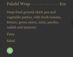 Wraps. at Les Amis Restaurant in Fullerton