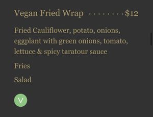 Wraps.  at Les Amis Restaurant in Fullerton