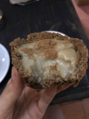 Pastel de Belem vegano at Suribachi in Porto