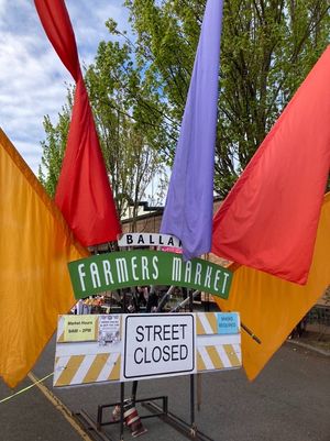 Entrance  at Ballard Farmers Market in Seattle