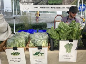 Produce at Capitol Hill Sunday Farmers Market in Seattle