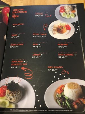 Menu 9 at Voi in Medan