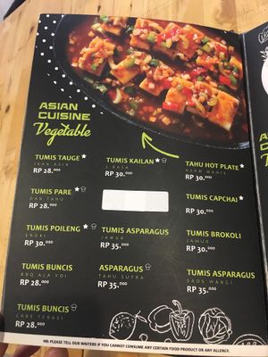Menu 6 at Voi in Medan