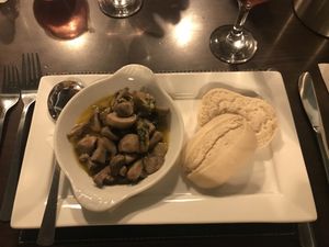 Garlic mushrooms  at The Courie Inn in Killin