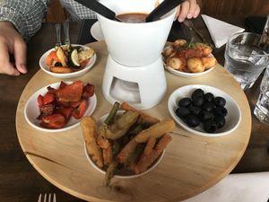 Veggie tapas starter  at The Courie Inn in Killin