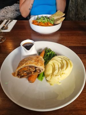 Mushroom Wellington at The Brit in Port Talbot