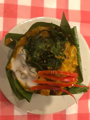 Vegan Amok (Cambodian National Dish) at Mahob Buos - Siem Reap in Siem Reap
