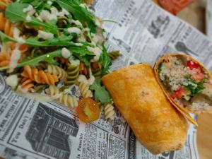 Wrap vegano personalizado at Cocome in Sevilla