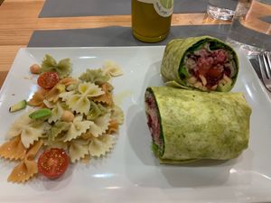 Spinach wrap at Cocome in Sevilla