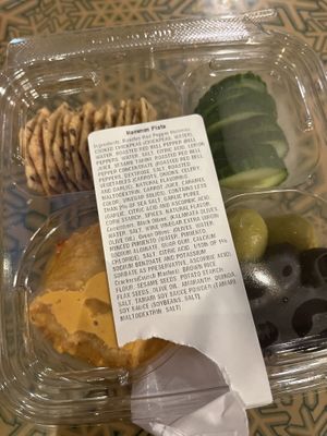 Grab & Go Hummus Plate  at Walt Disney World - Sunshine Seasons in Lake Buena Vista