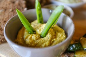 Pumpkin humus  at De Groene Chef in Tilburg