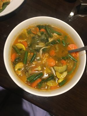 The Tibetan Soup! at Himalayan Kabob and Curry House in Cotati