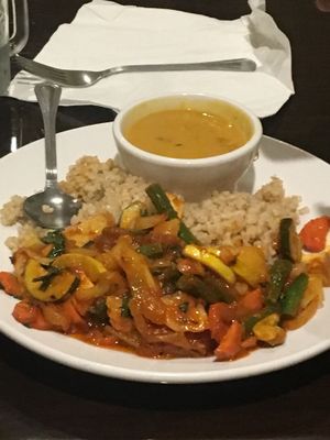 Tofu veggie stir fry!  at Himalayan Kabob and Curry House in Cotati