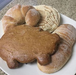 My non-vegan family often requests this vegan pan dulce at Soy Concha Bakery in Santa Ana