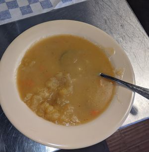 Potato Soup at Polymath Educational Cafe in Marshfield