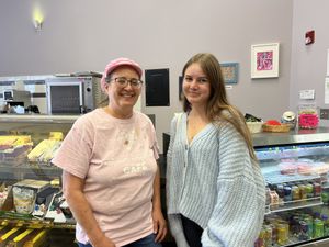 The owner  at Polymath Educational Cafe in Marshfield