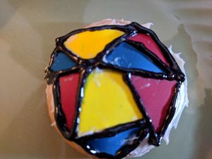 Stain Glass Cookie at Polymath Educational Cafe in Marshfield