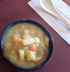 Potato Soup at Polymath Educational Cafe in Marshfield