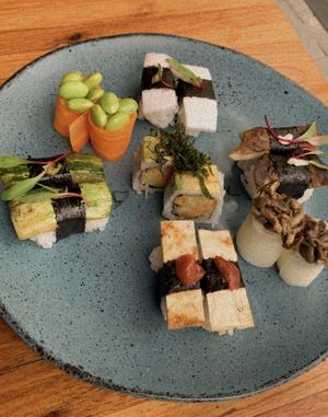 Combinado de sushis  at Sushimar Vegano in Sao Paulo