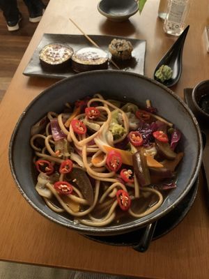 Udon  at Sushimar Vegano in Sao Paulo