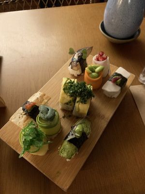 Sushi mix   at Sushimar Vegano in Sao Paulo