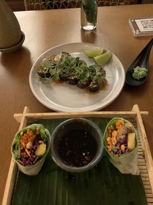 Food  at Sushimar Vegano in Sao Paulo