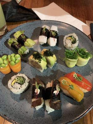   at Sushimar Vegano in Sao Paulo
