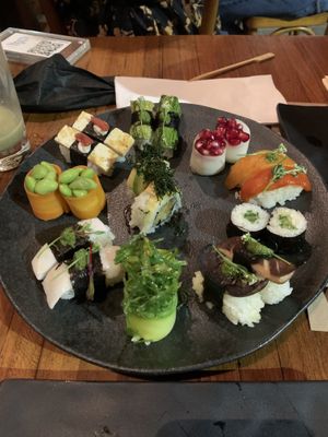   at Sushimar Vegano in Sao Paulo
