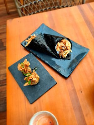 Temaki at Sushimar Vegano in Sao Paulo