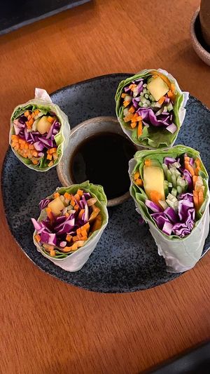 rolinho vietnamita  at Sushimar Vegano in Sao Paulo