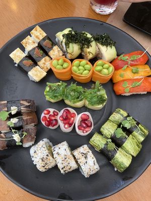   at Sushimar Vegano in Sao Paulo