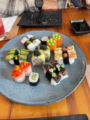   at Sushimar Vegano in Sao Paulo