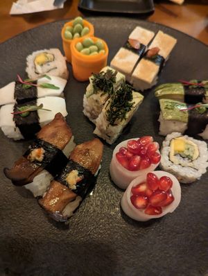  at Sushimar Vegano in Sao Paulo