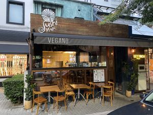 Storefront  at Sushimar Vegano in Sao Paulo