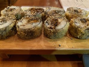 HOT Roll  at Sushimar Vegano in Sao Paulo