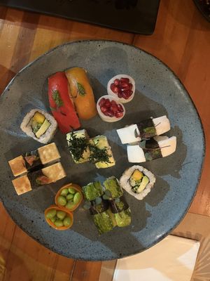   at Sushimar Vegano in Sao Paulo