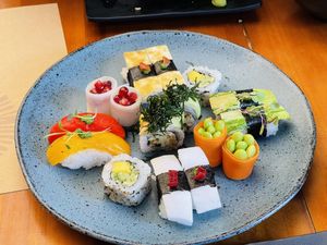   at Sushimar Vegano in Sao Paulo