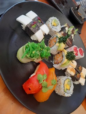 rodizio at Sushimar Vegano in Sao Paulo