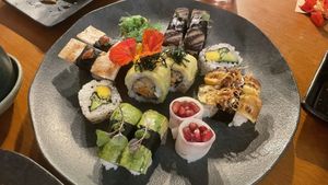   at Sushimar Vegano in Sao Paulo