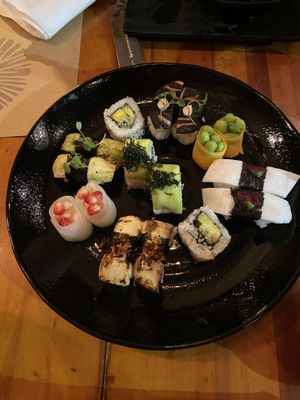   at Sushimar Vegano in Sao Paulo