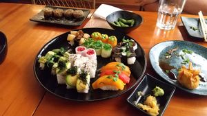 rodizio at Sushimar Vegano in Sao Paulo