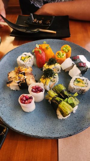 Combinado do rodízio at Sushimar Vegano in Sao Paulo