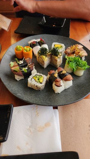 Combinado rodízio at Sushimar Vegano in Sao Paulo