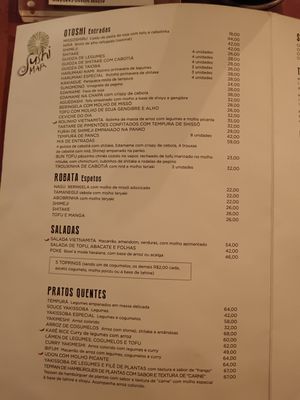  at Sushimar Vegano in Sao Paulo