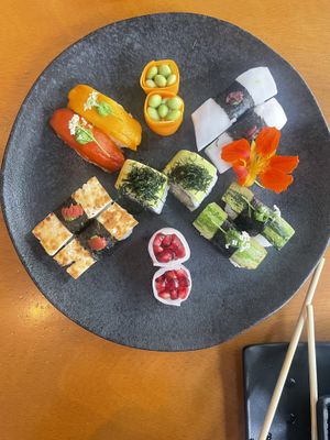   at Sushimar Vegano in Sao Paulo